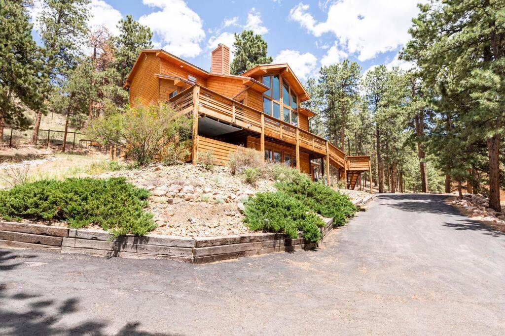 Private Hot Tub Overlooking Pikes Peak 우드랜드 파크 외부 사진